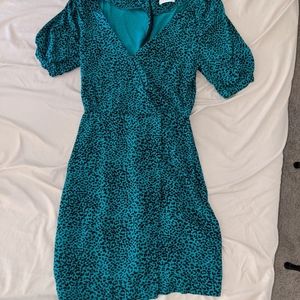kookai leopard print dress